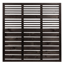 Nordic Fence Linear hegn sort 180 x 180 cm